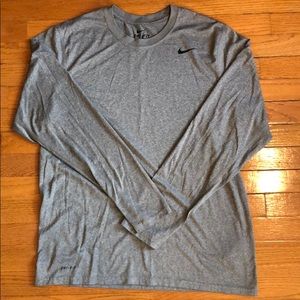 Gray Nike Long Sleeve